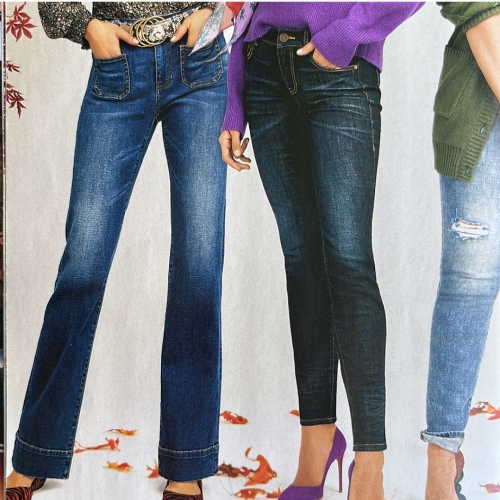 CAbi Patch Pocket Jeans, EUC Sz.8